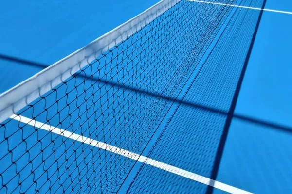 hard court tennis match